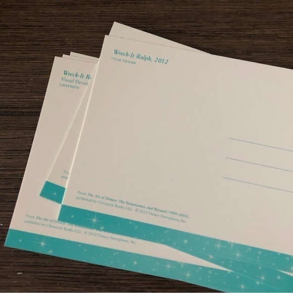 Disney Pixar Movie Postcards: Wreak it Ralph 5 pack. - Picture 7 of 7